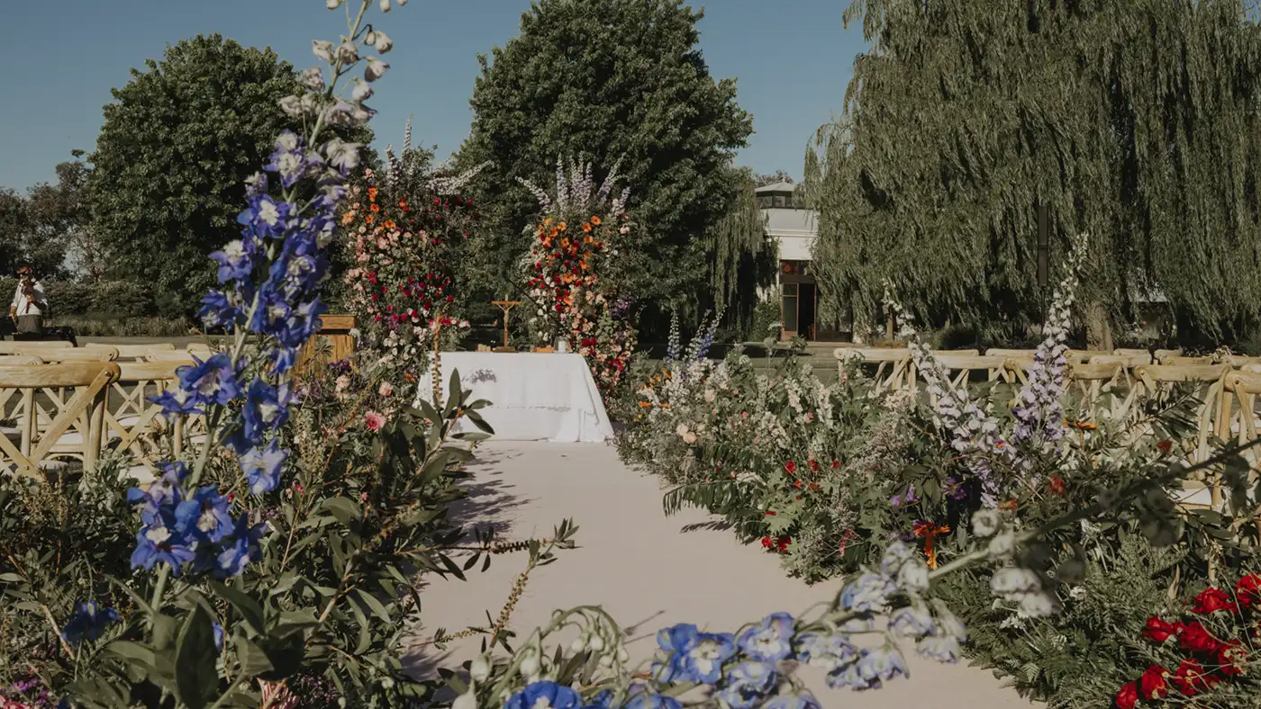 Diseño floral y centros de mesa para casamientos