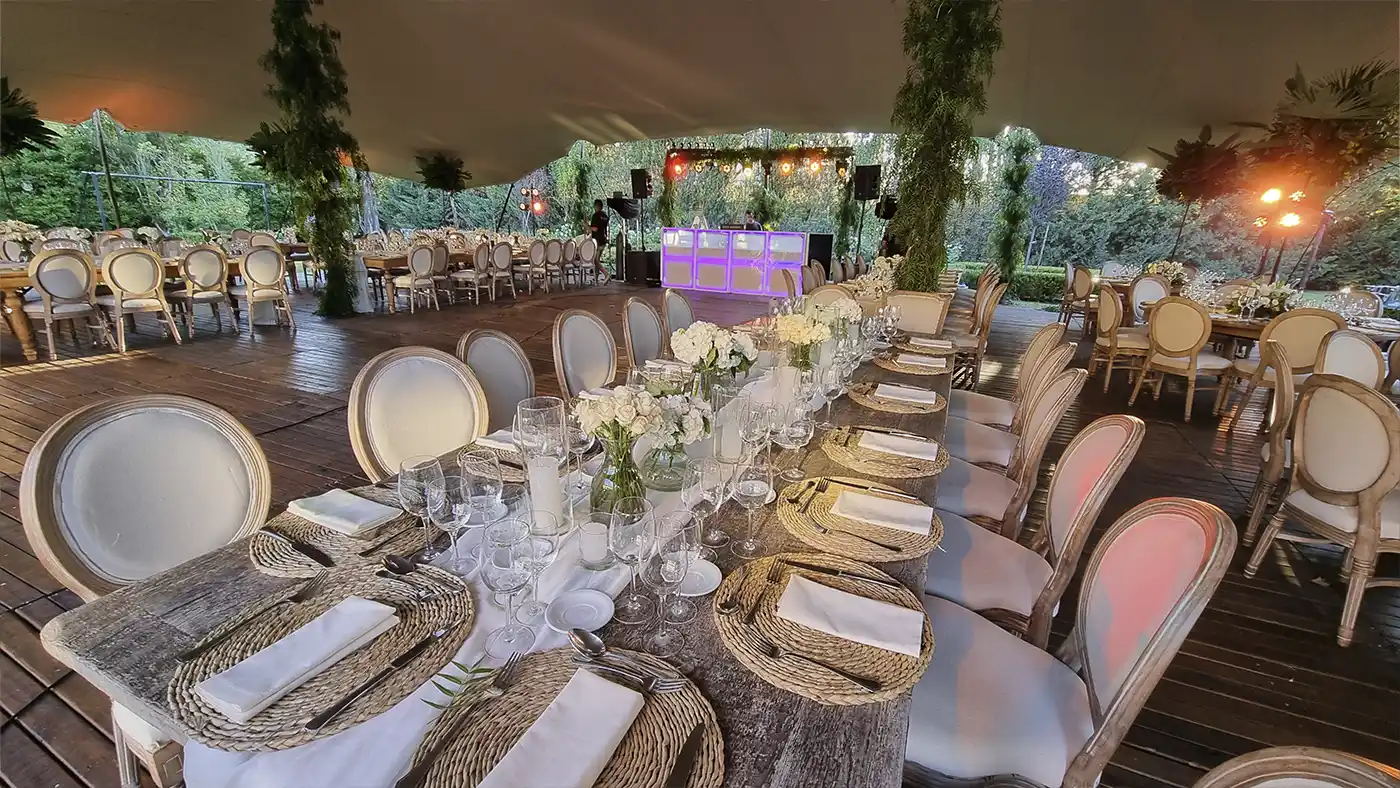 Iluminación profesional y efectos para eventos sociales