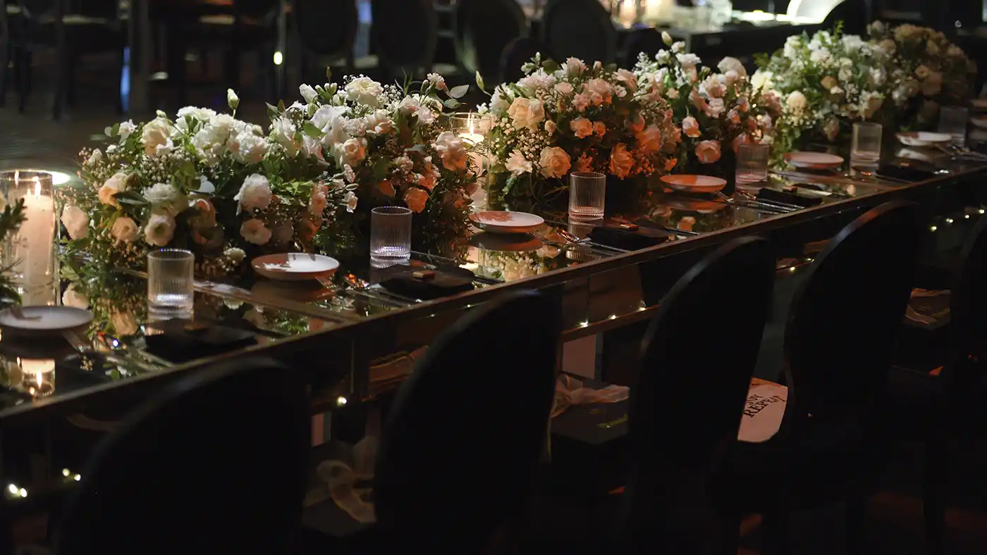 Event planner Maria Ines Novegil trabajando